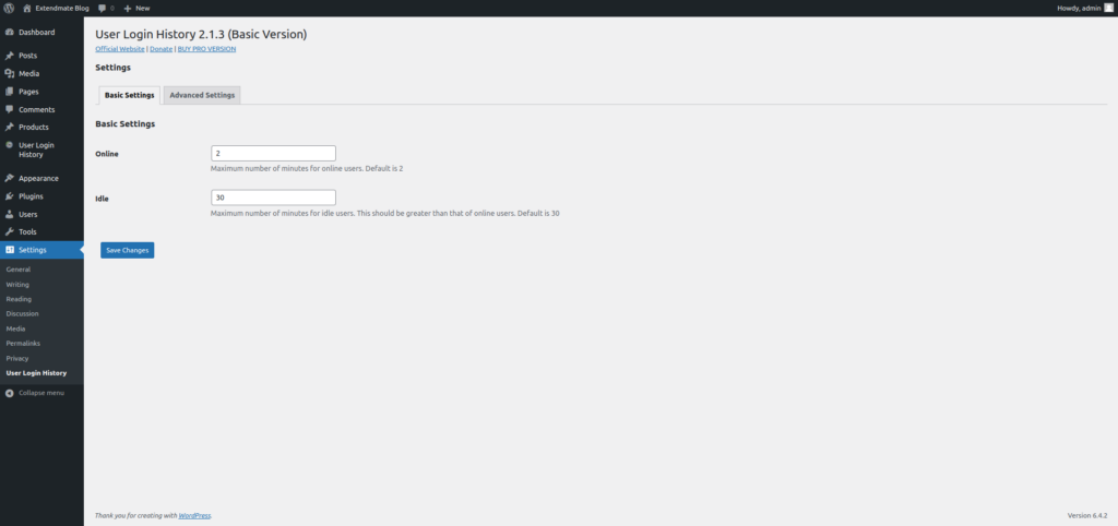 wordpress-user-login-history-settings-basics-1
